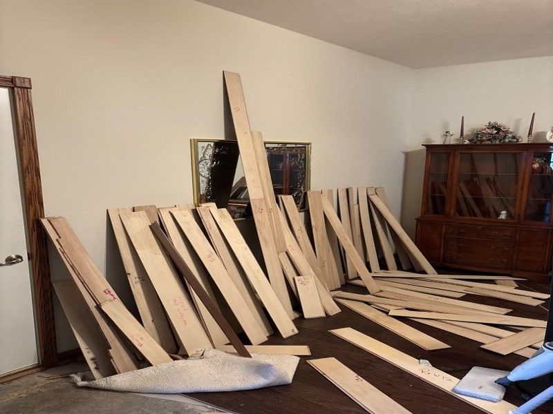Water damage in game room