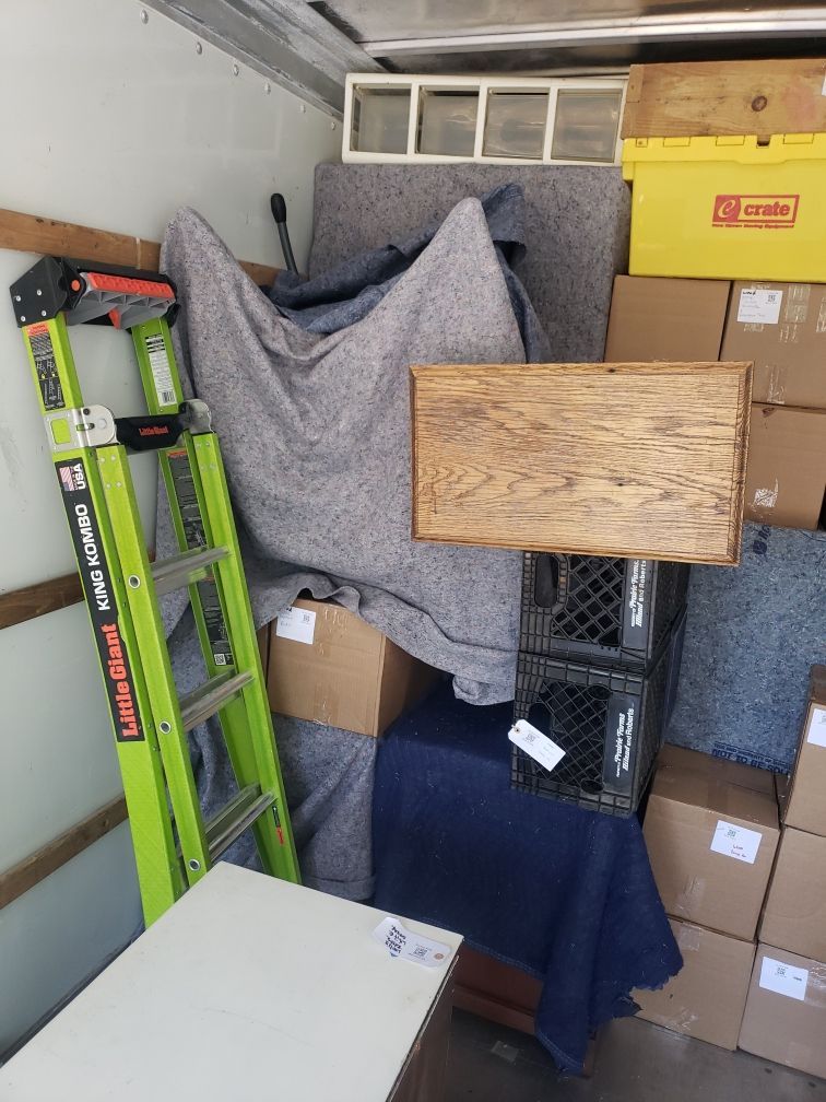 Contents secured for safe transport and storage