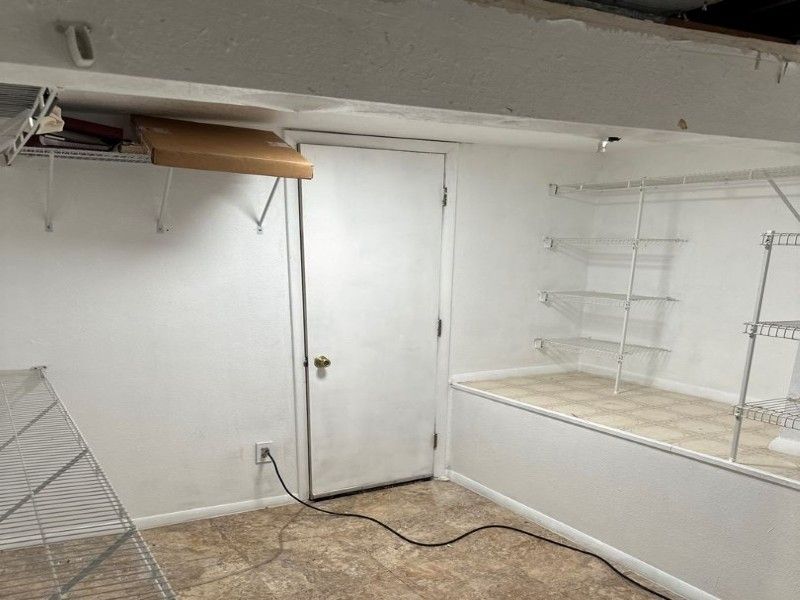 Bedroom drying progress