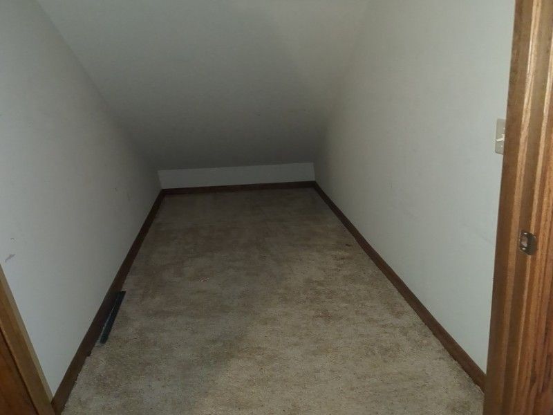 Water damaged storage room