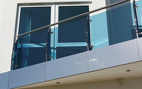 Balcony Rail — Commercial Glass Railings in Kent, WA
