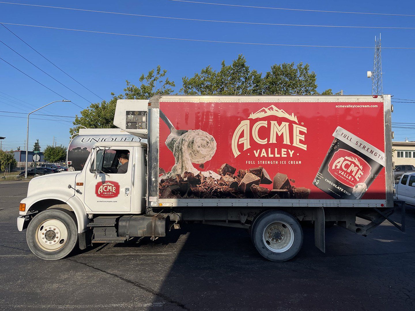 acme ice box truck side wrap