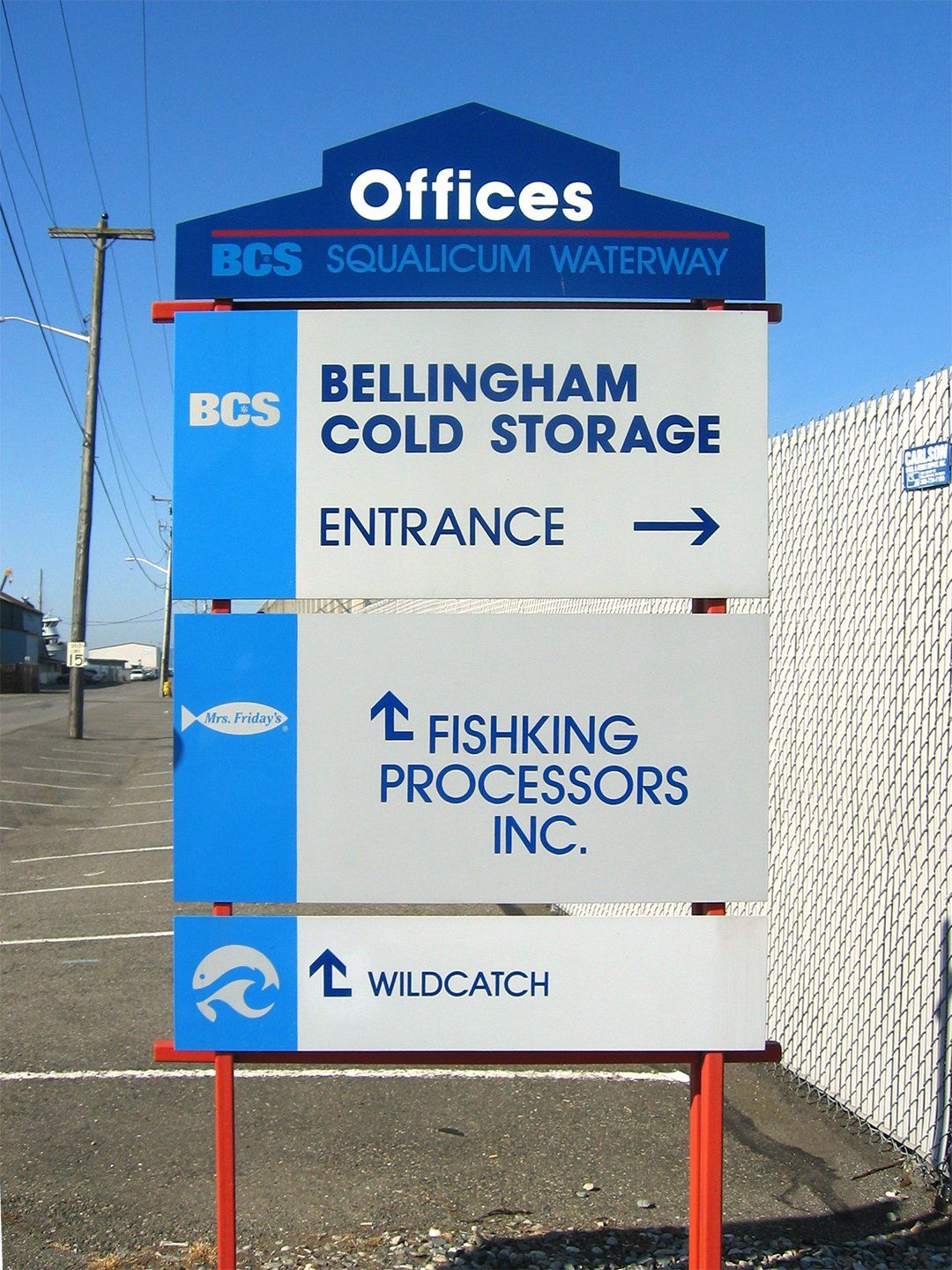Bellingham Cold Storage Sign