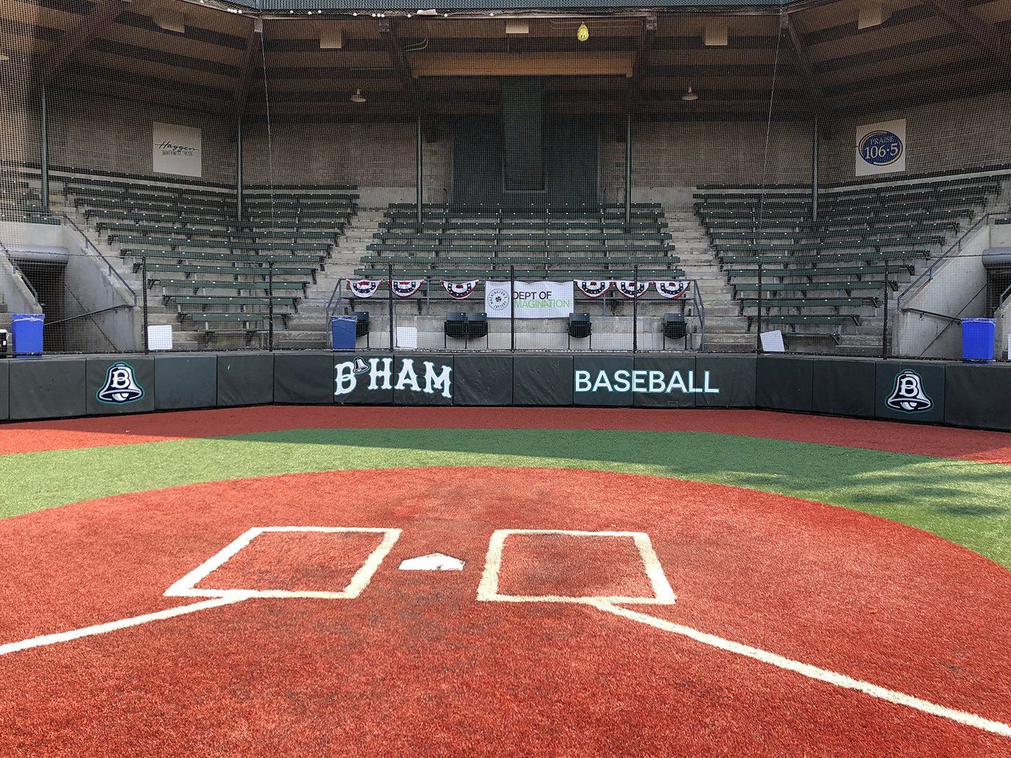 baseball stadium wall graphics