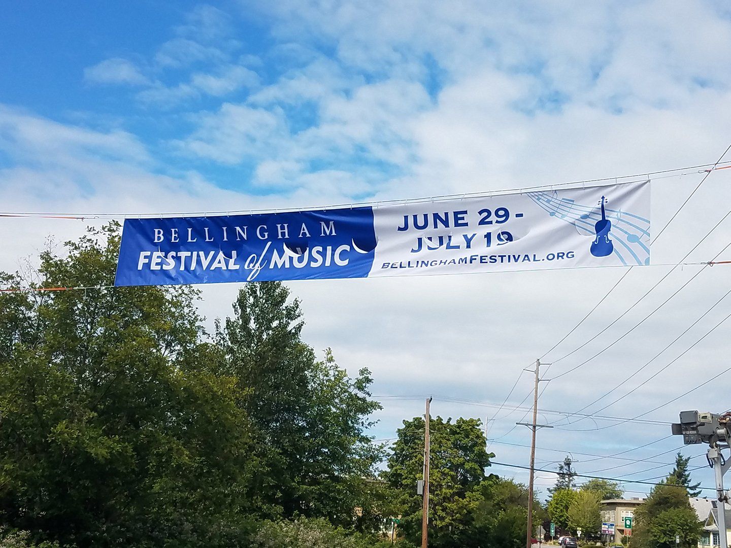 bellingham festival of music overstreet banner