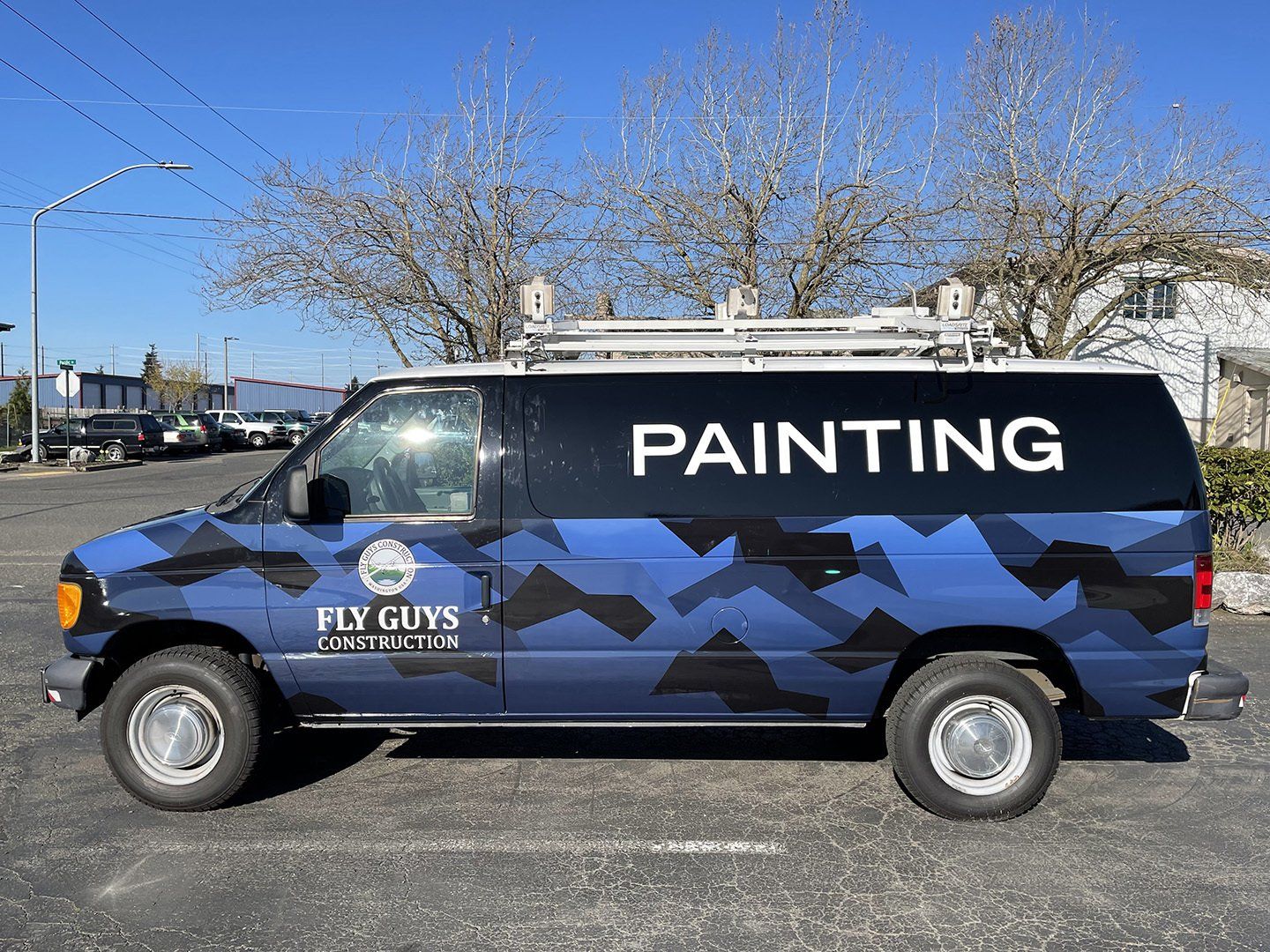 fly guys construction camo wrap