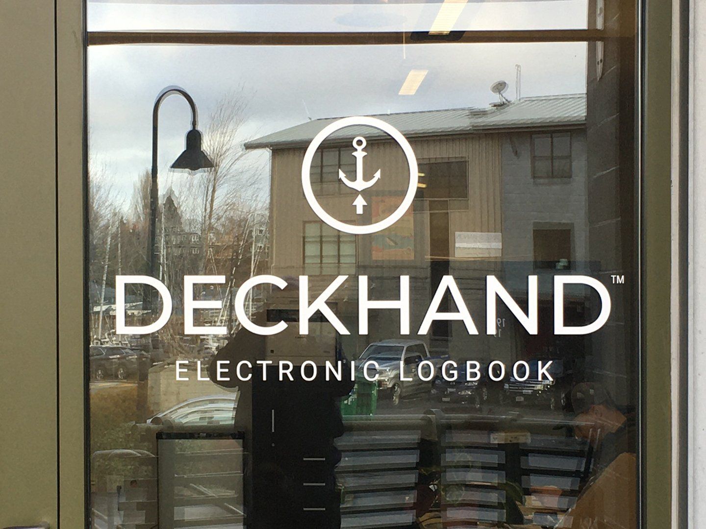 deckhand window lettering