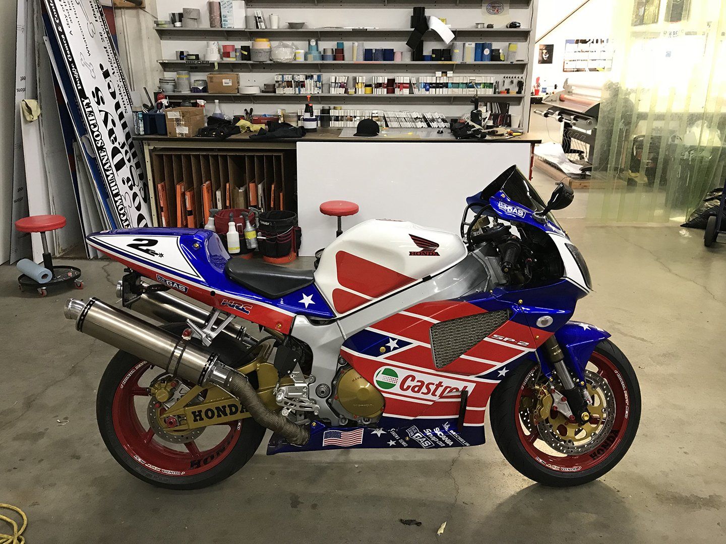 honda motorcycle wrap