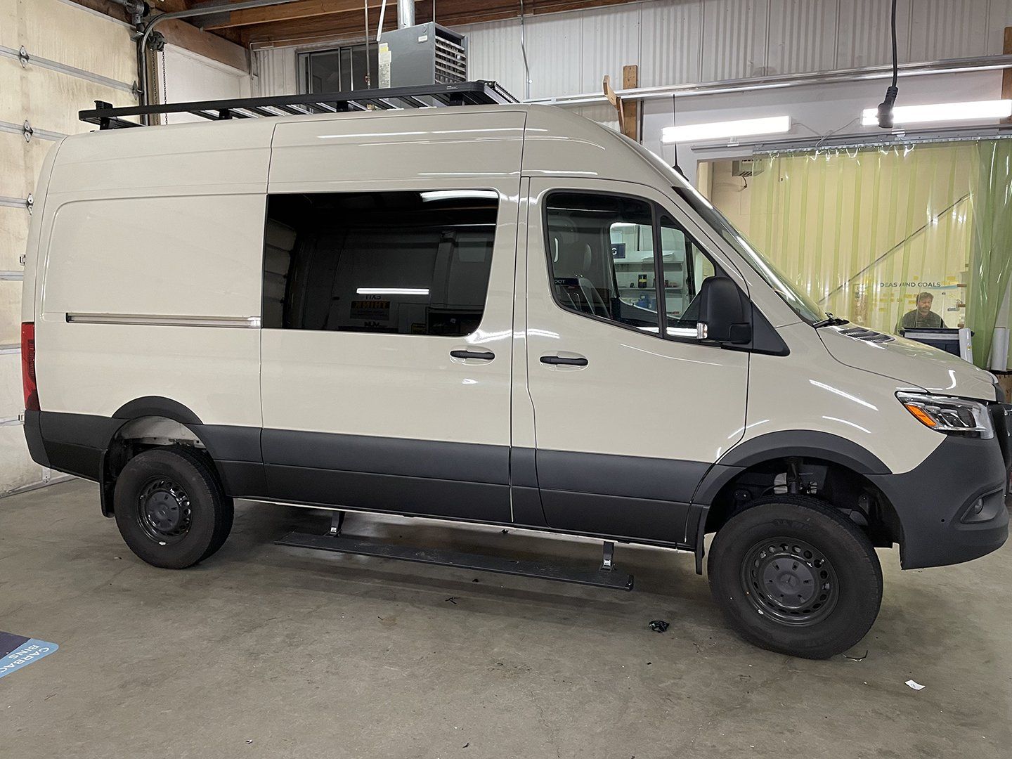 mercedes rocker panel van wrap