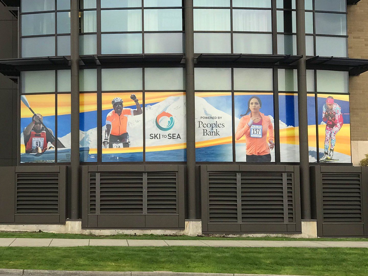 ski to sea window peoples bank window graphics