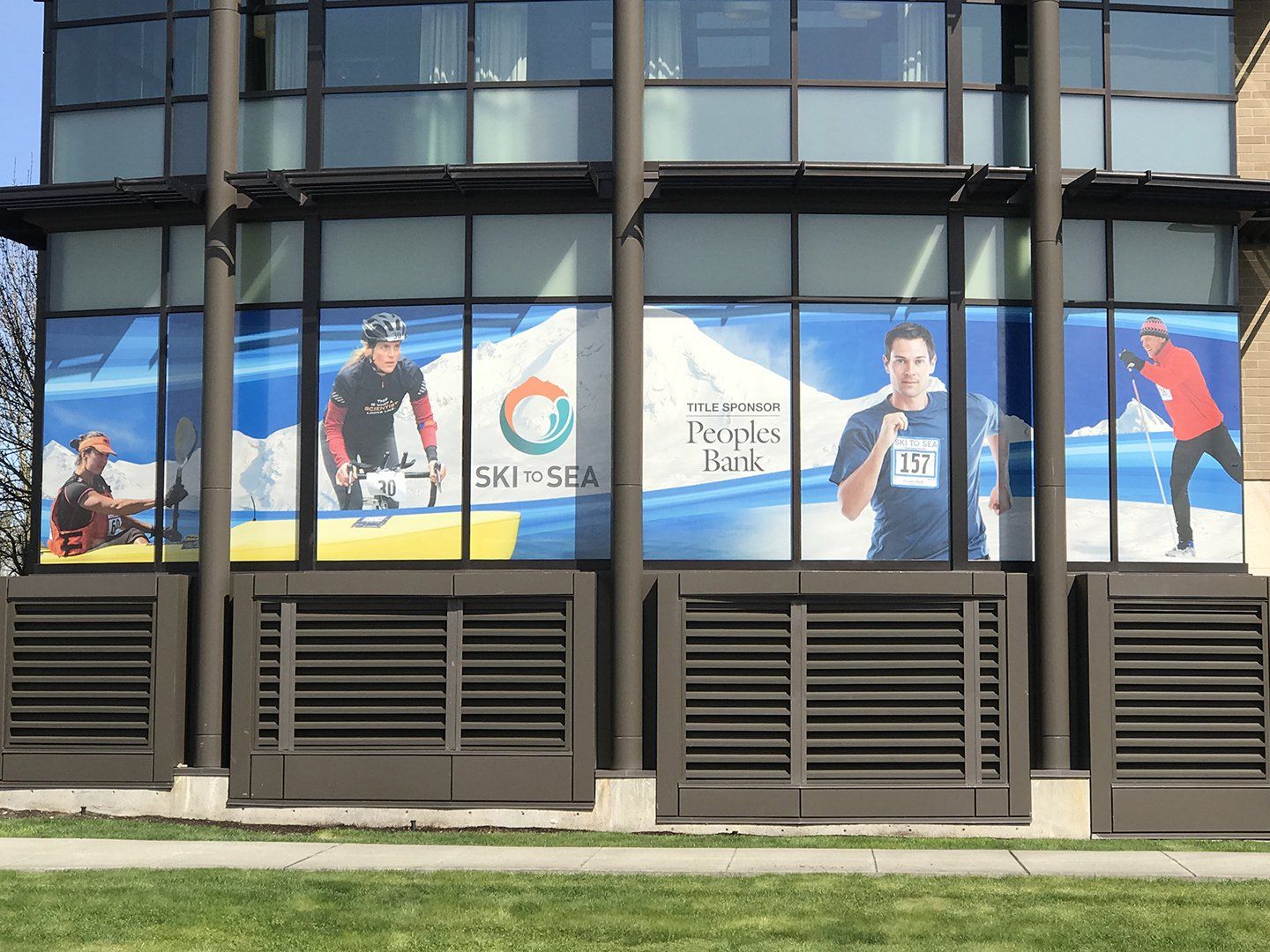 ski to sea window peoples bank window graphics
