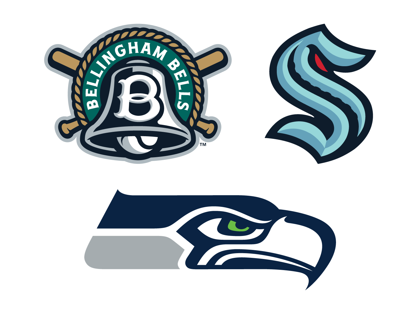 Bellingham Bells, Seattle Kraken, Seattle Seahawks