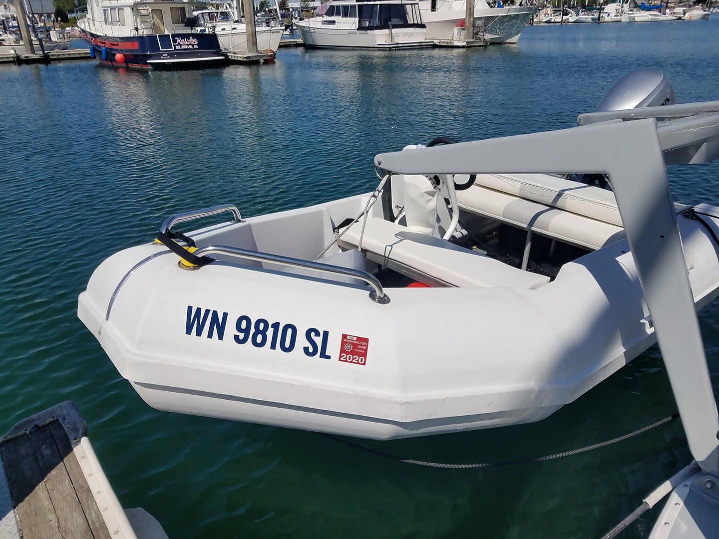 blue boat registration numbers