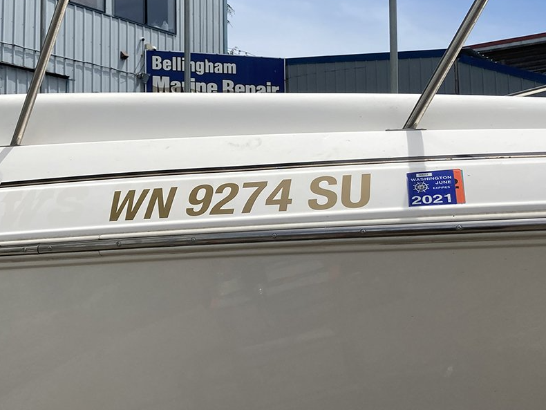 gold boat registration numbers