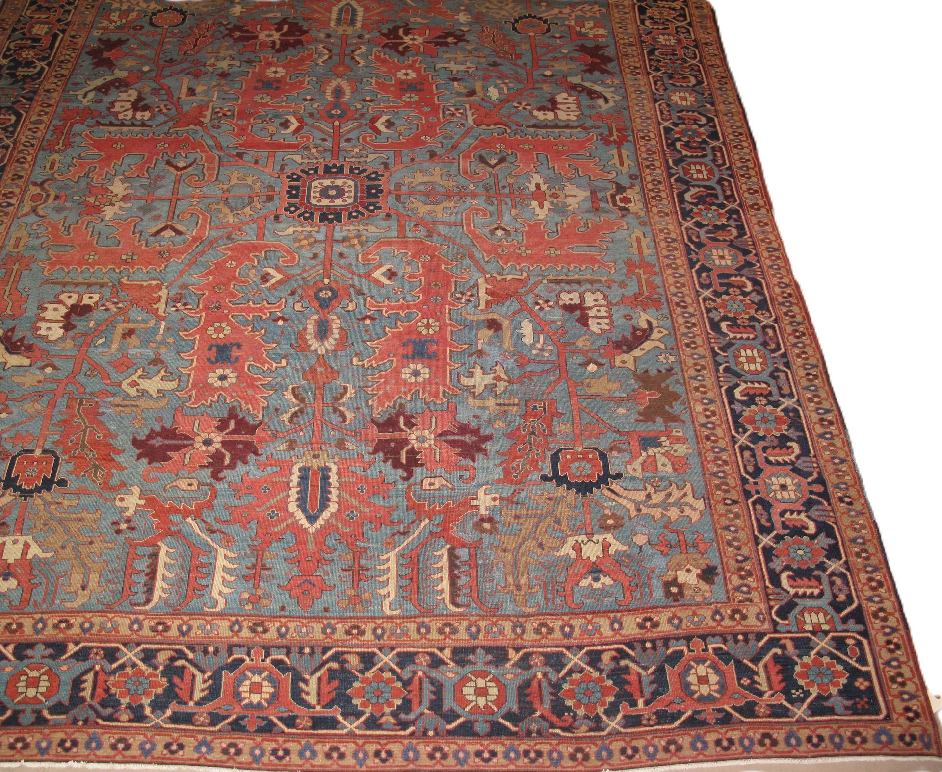 Antique Serapi | 231001A | 10'6' X 12'11