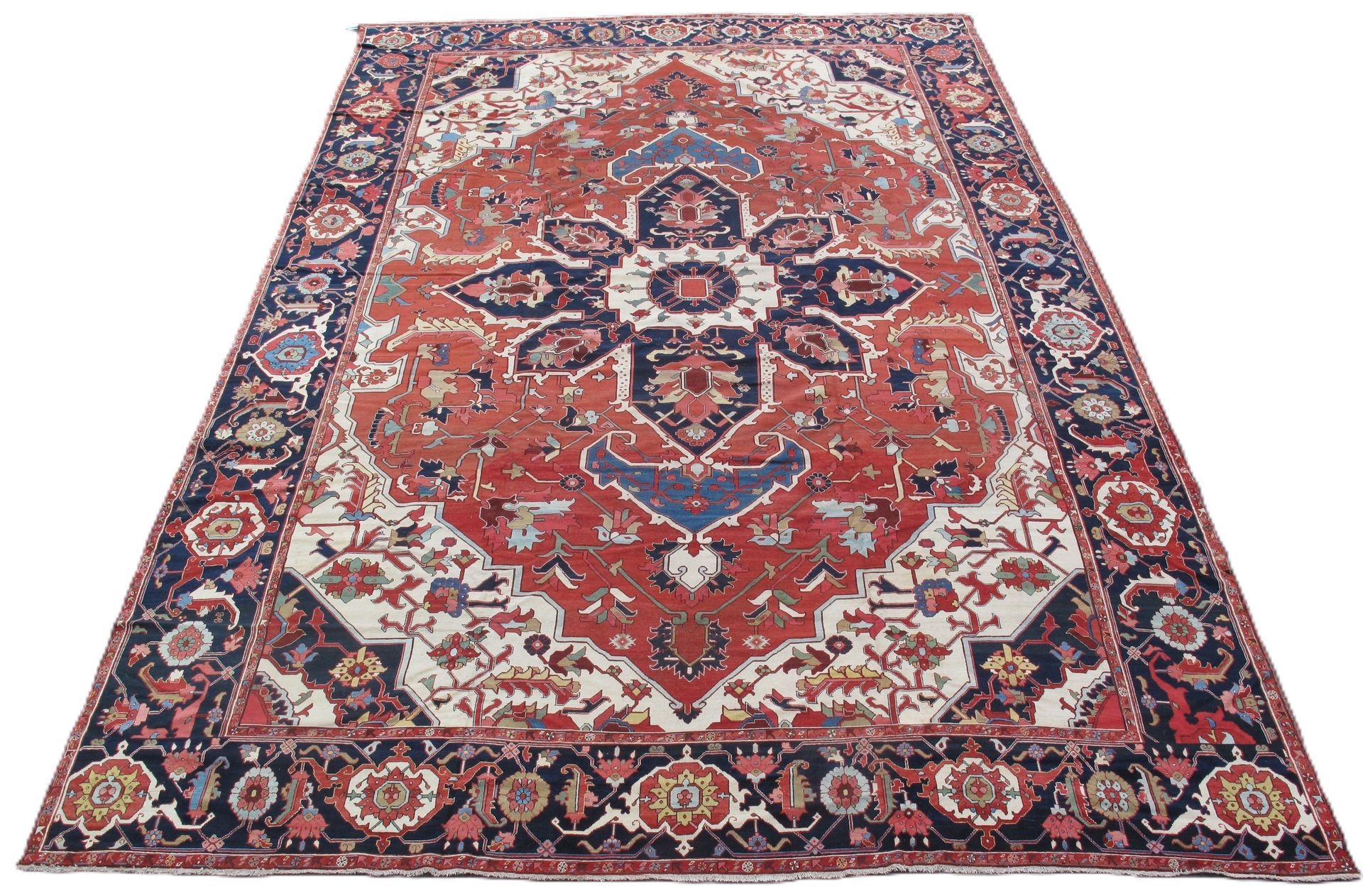 Antique Serapi | #270203 | 14'6