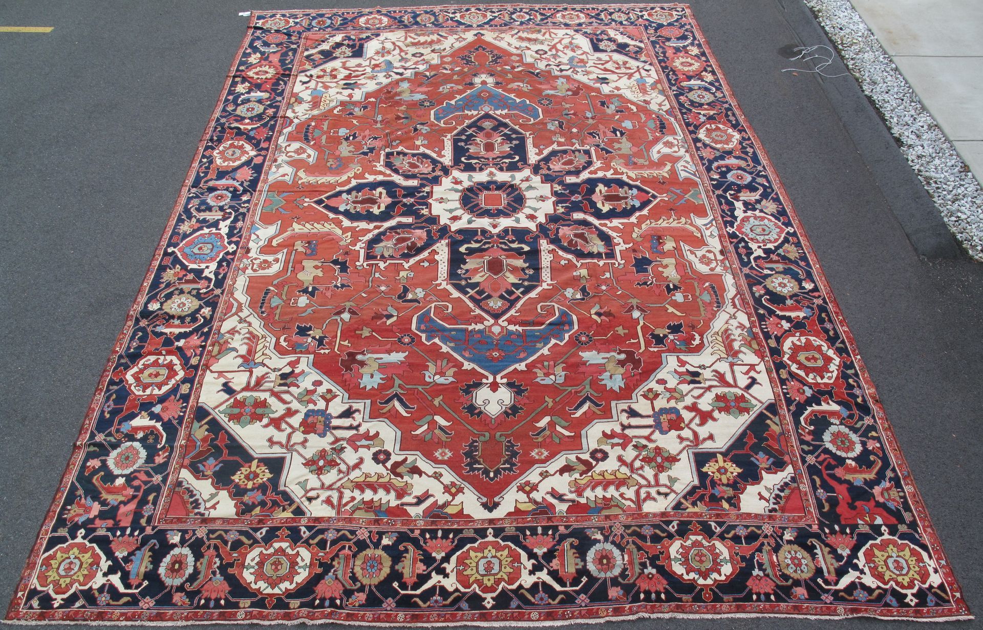 Antique Serapi | #270203 | 14'6