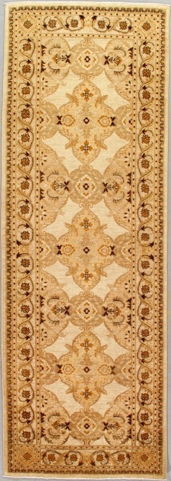 A rug with a pattern on it is sitting on a table.