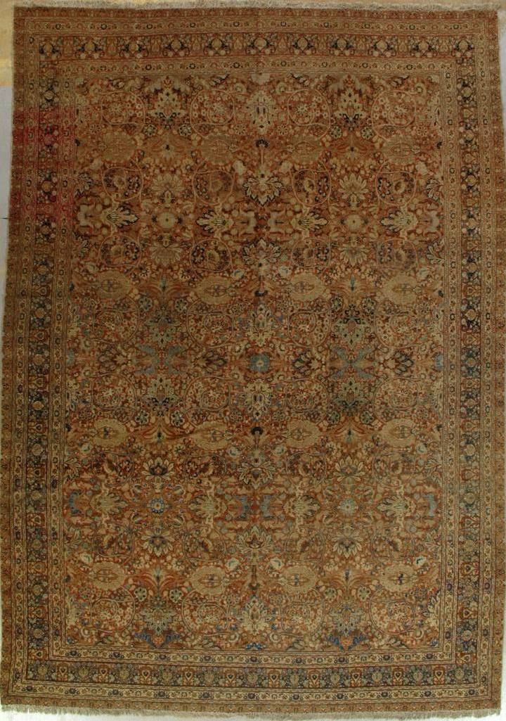 Antique Tabriz | 200208 | 10' X 14'