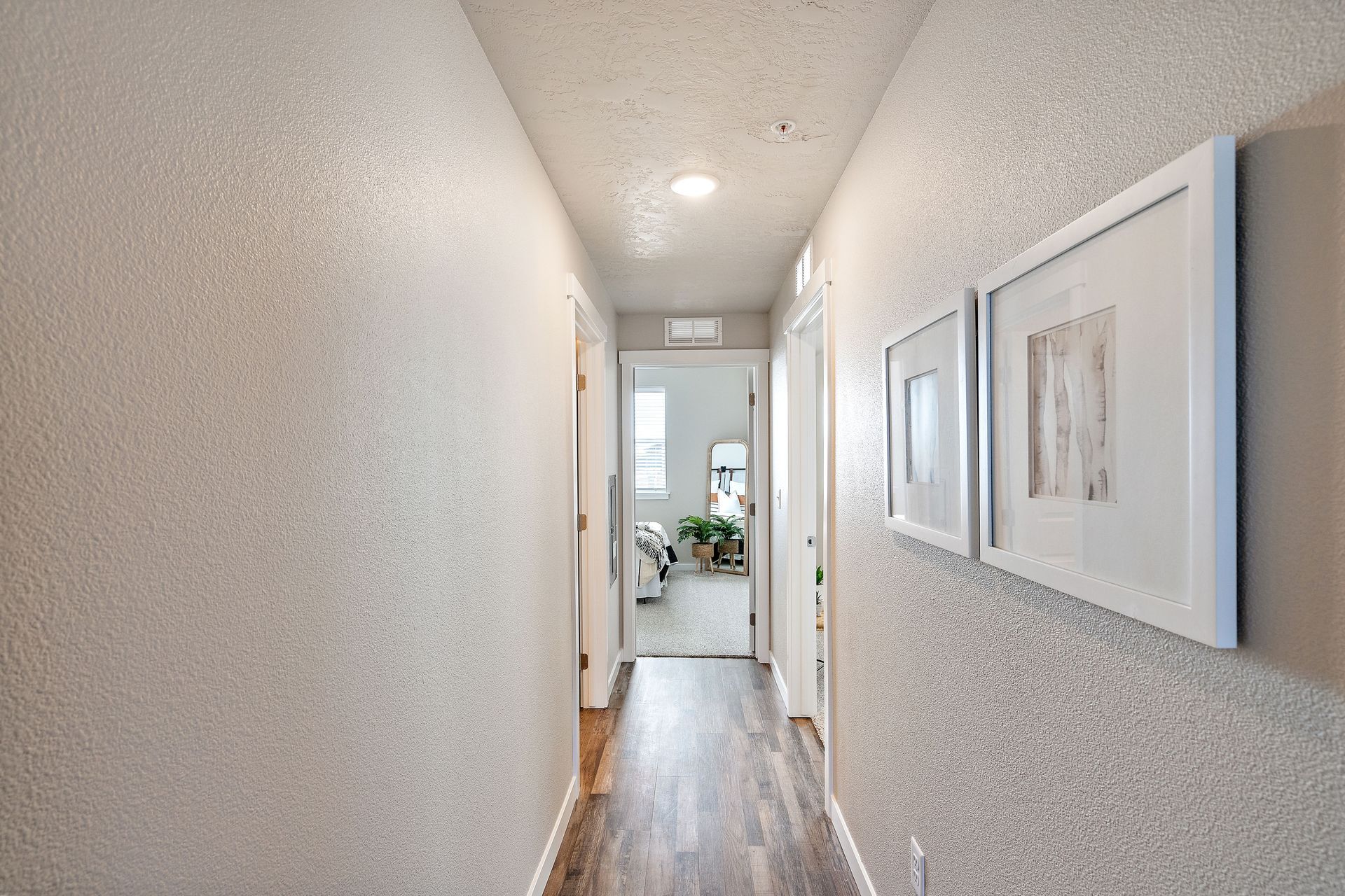Brownstone flats hallway