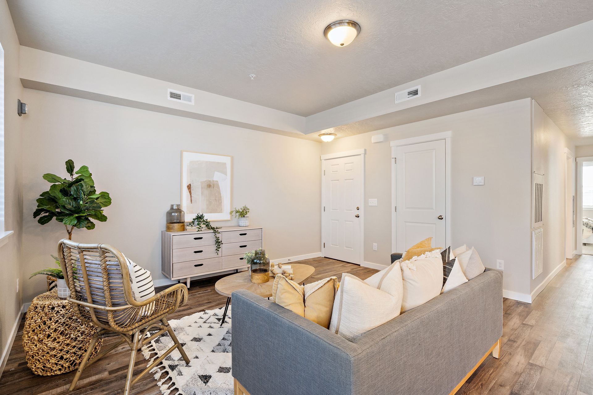 Brownstone flats living room 3