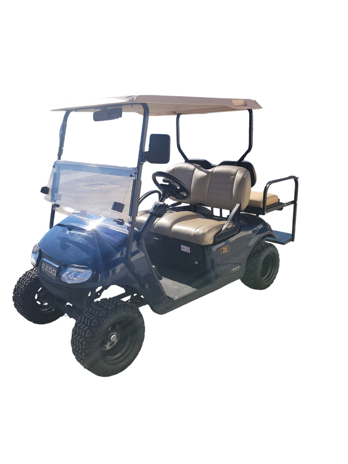 Side view of refurbished EZGO TXT