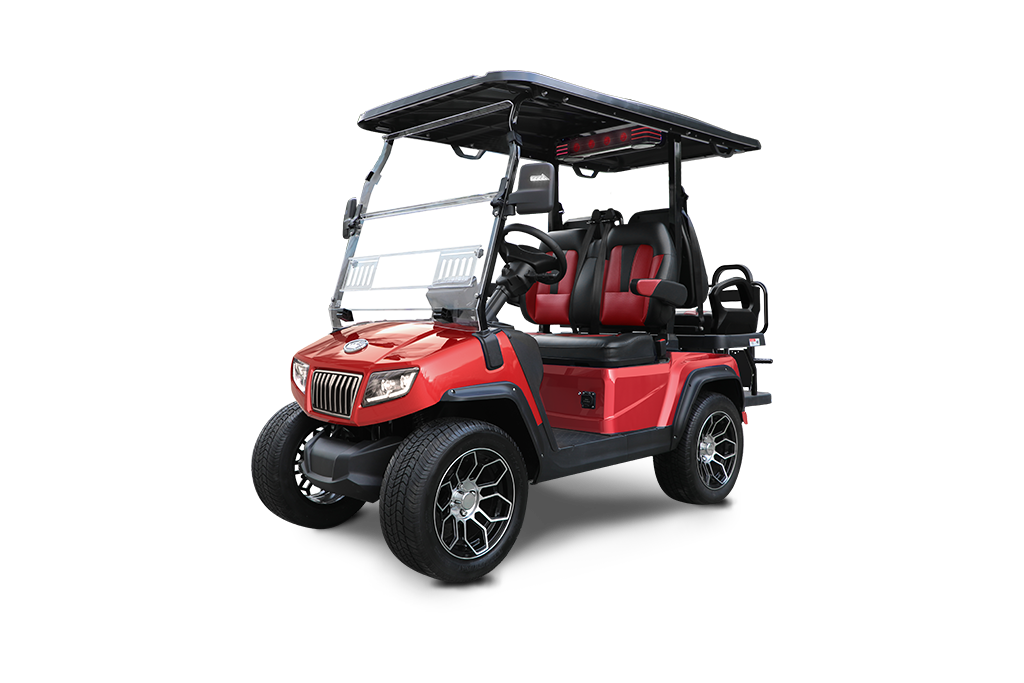 Evolution D5 RANGER 2+2 RED - ALLSTATES GOLF CARTS - ELKHART, IN