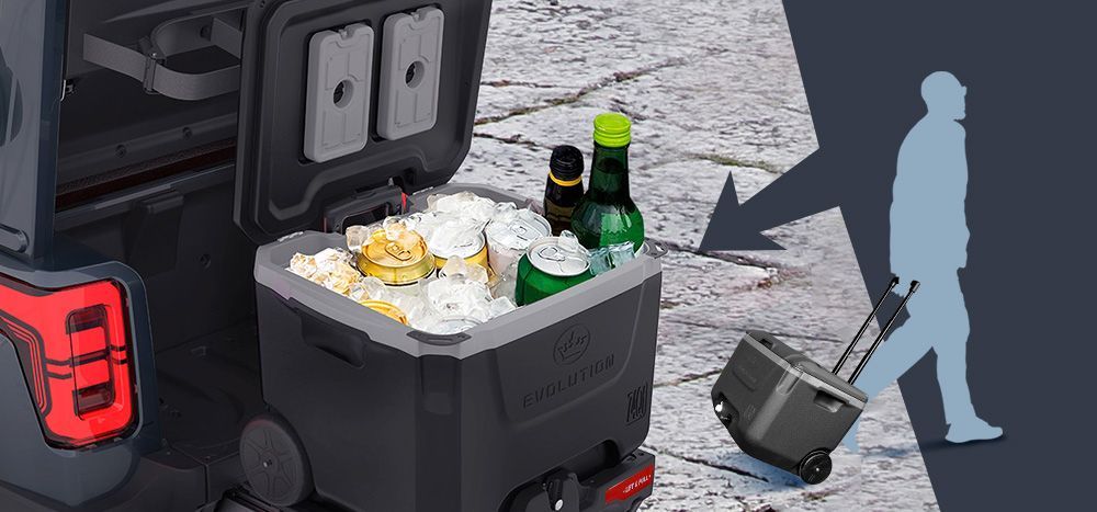 Evolution DMAX Slide-out Tray & Portable Cooler