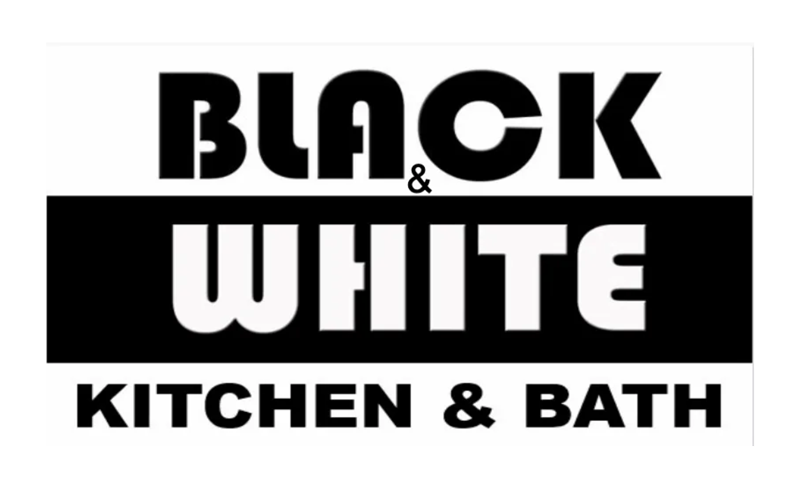 Black and White Kitchen and Bath Logo