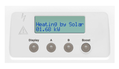 Solar iBoost display device