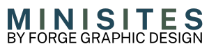 A logo for minisites by forge graphic design