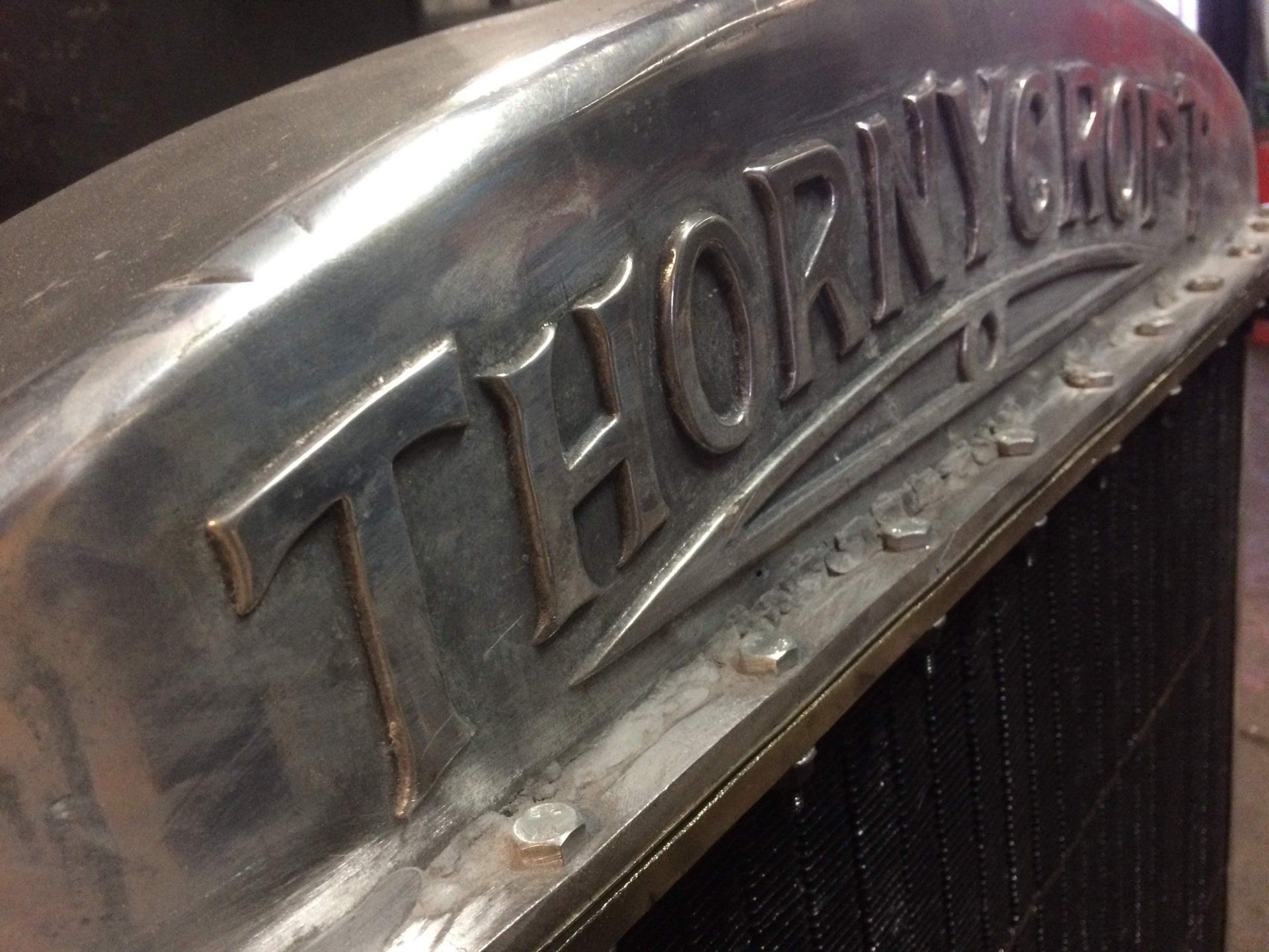 Vintage Classic Truck Thornycroft Radiator Repair Recore