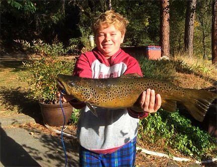 Fishing - Good German brown trout fishing on Shasta!