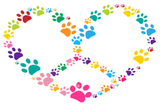 Logo for Wag Watchers: Cartoon dog with tongue out