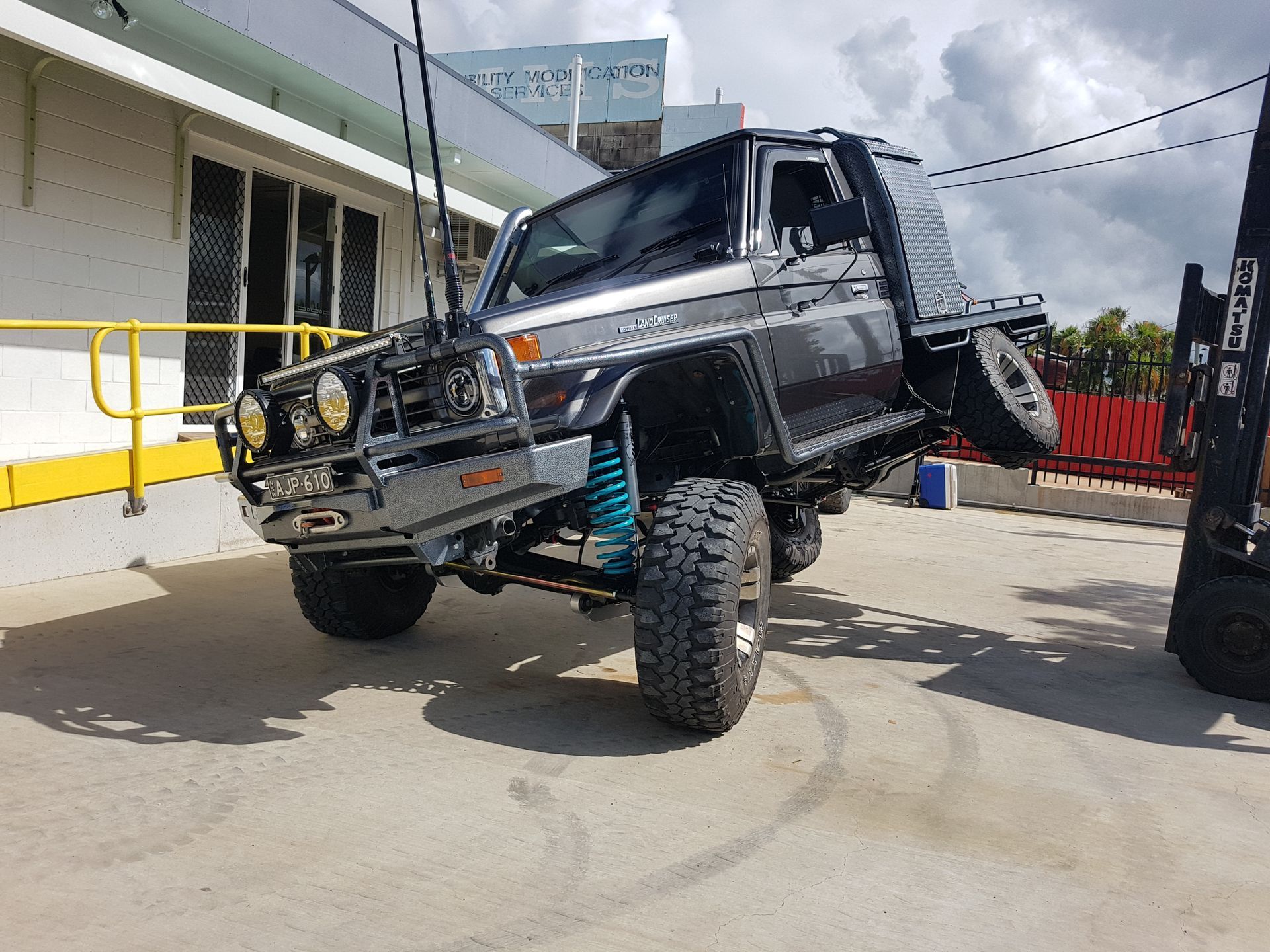 Landcruiser 75 Series Front — Ironhide Customs In Garbutt, QLD