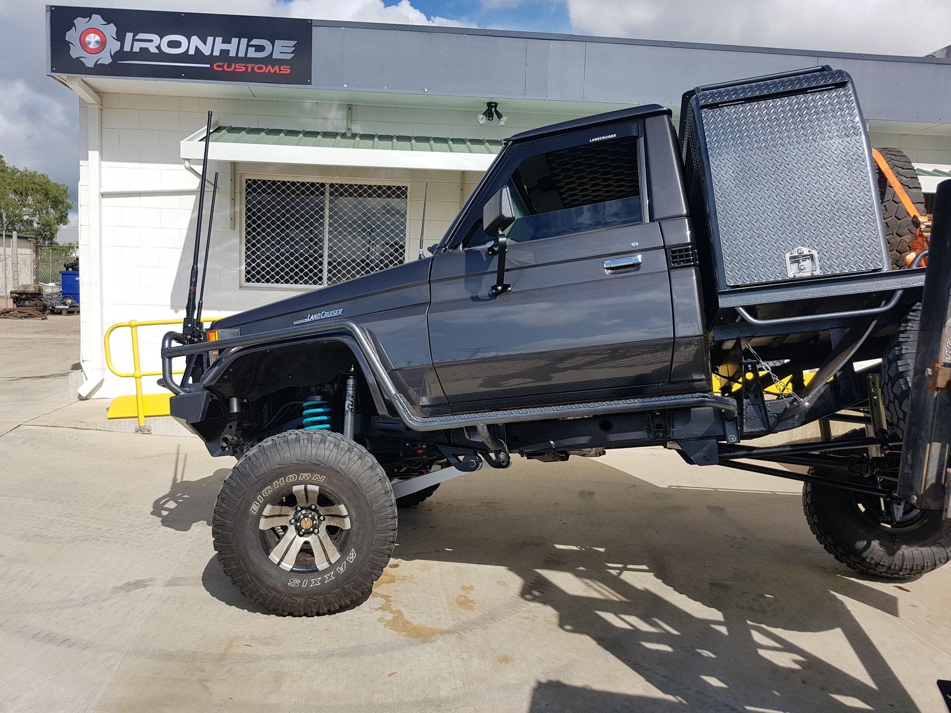 Landcruiser 75 Series Front — Ironhide Customs In Garbutt, QLD