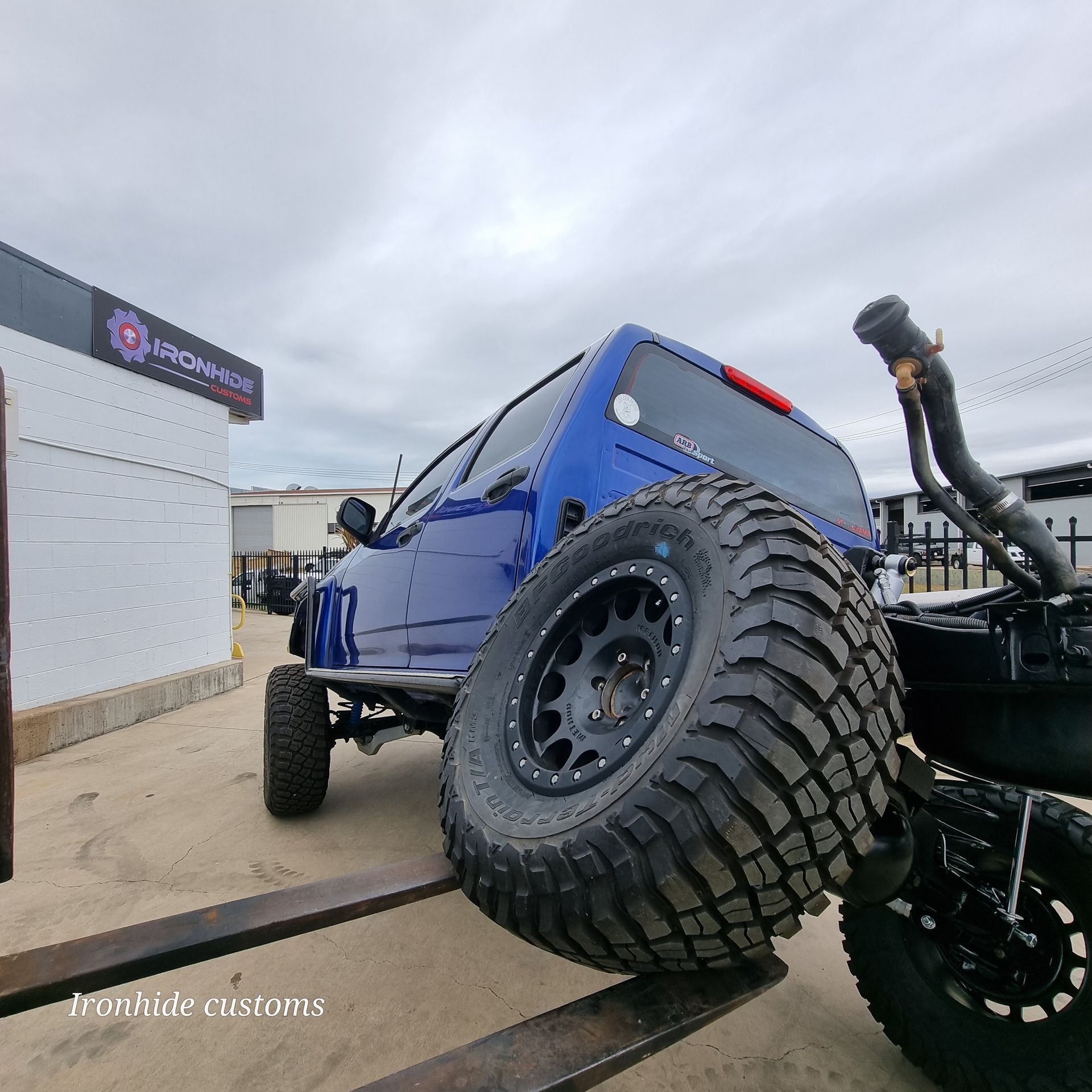 4WD Showing the Back Coils — Ironhide Customs In Garbutt, QLD
