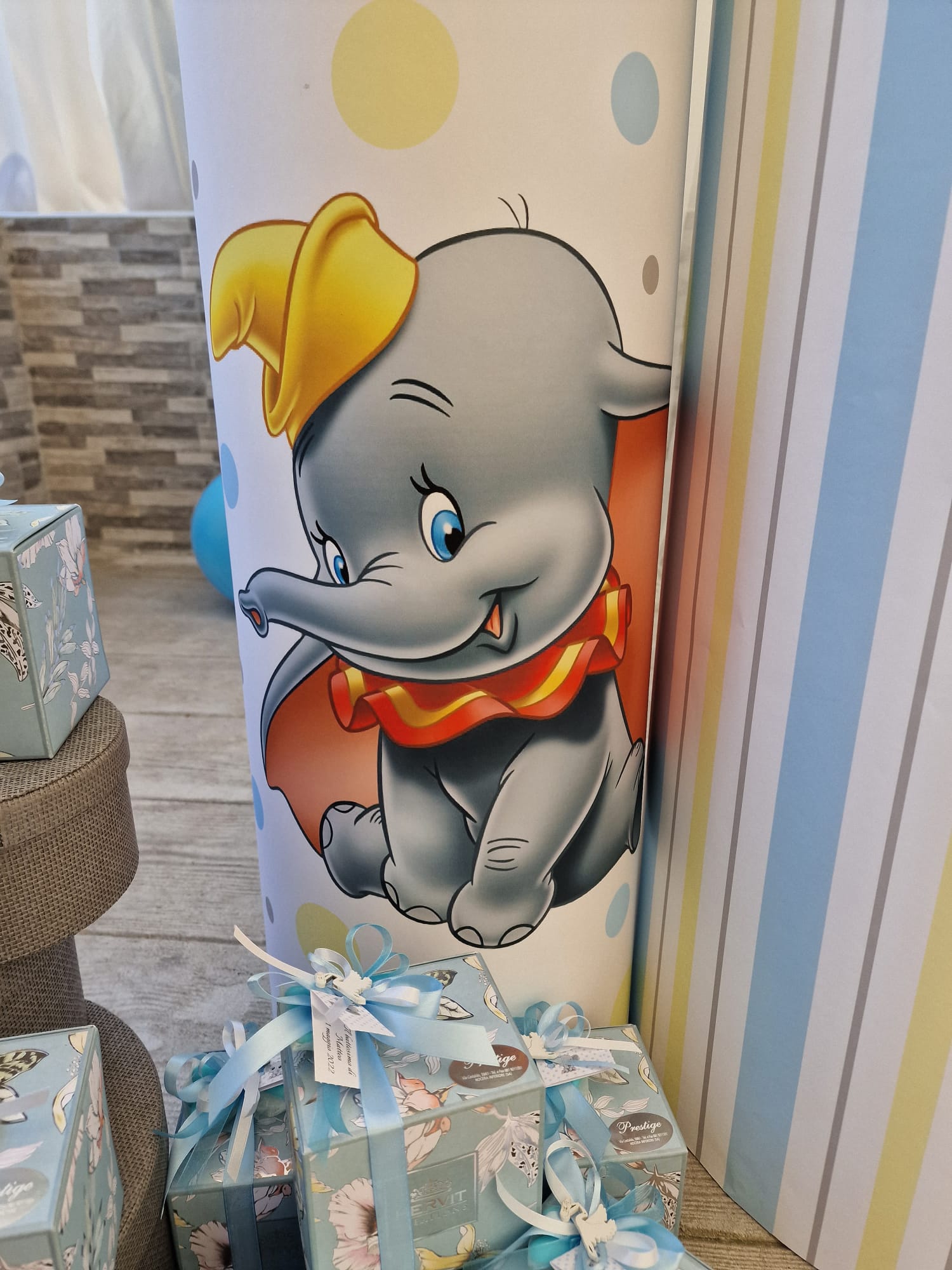 allestimento per il battesimo di un bambino presso Tenuta Olivia 55