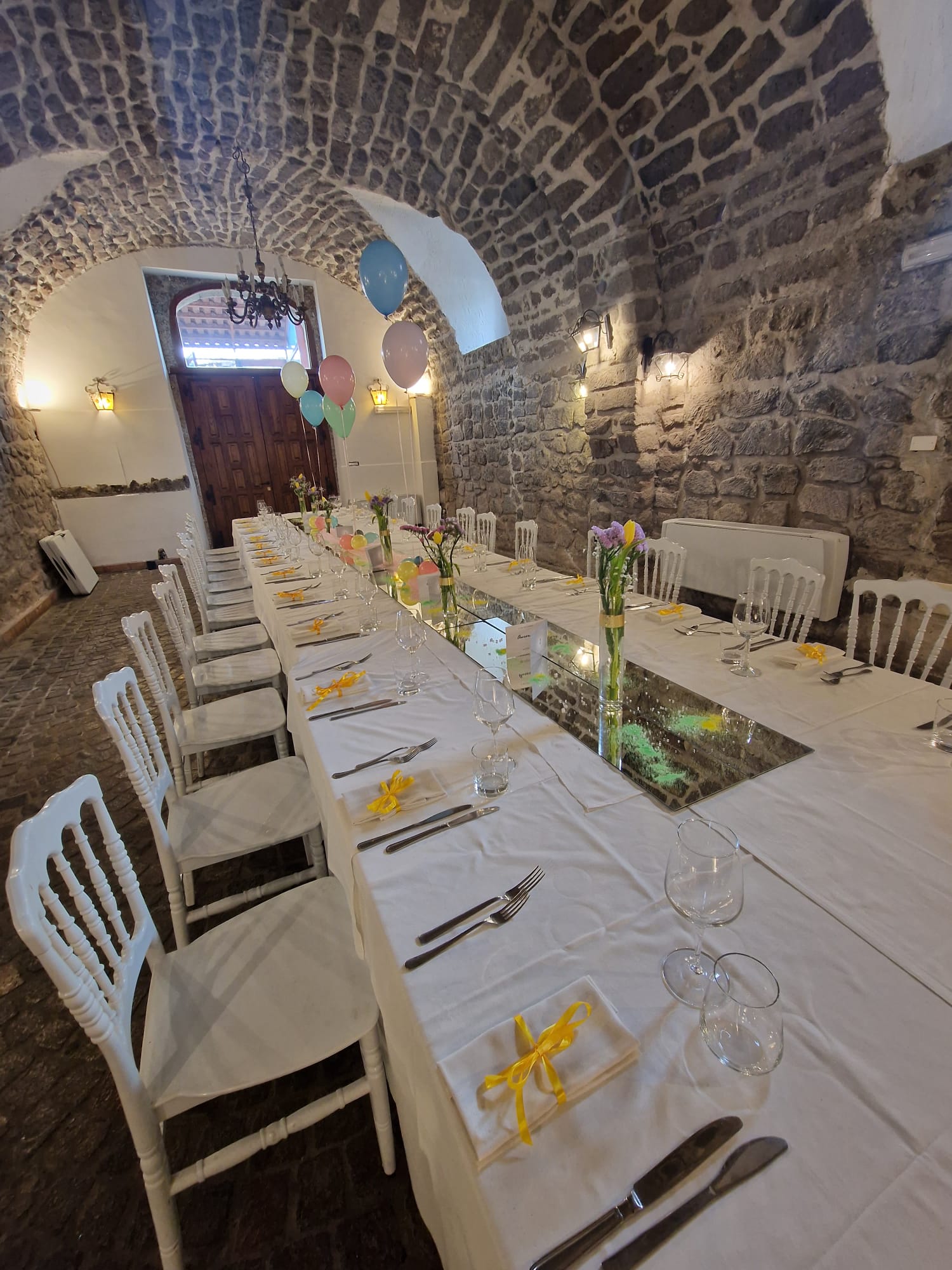 allestimento per il battesimo di un bambina presso Tenuta Olivia 23