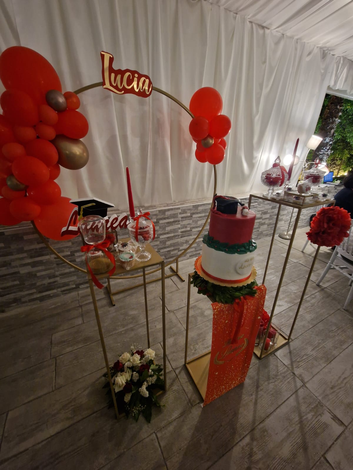 festa di laurea presso il ristorante Tenuta Olivia 15