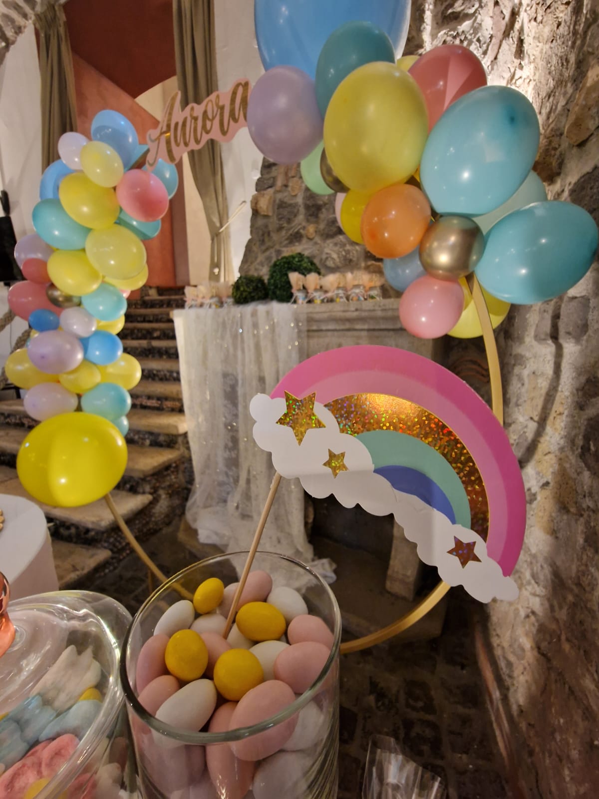 allestimento per il battesimo di un bambina presso Tenuta Olivia 9