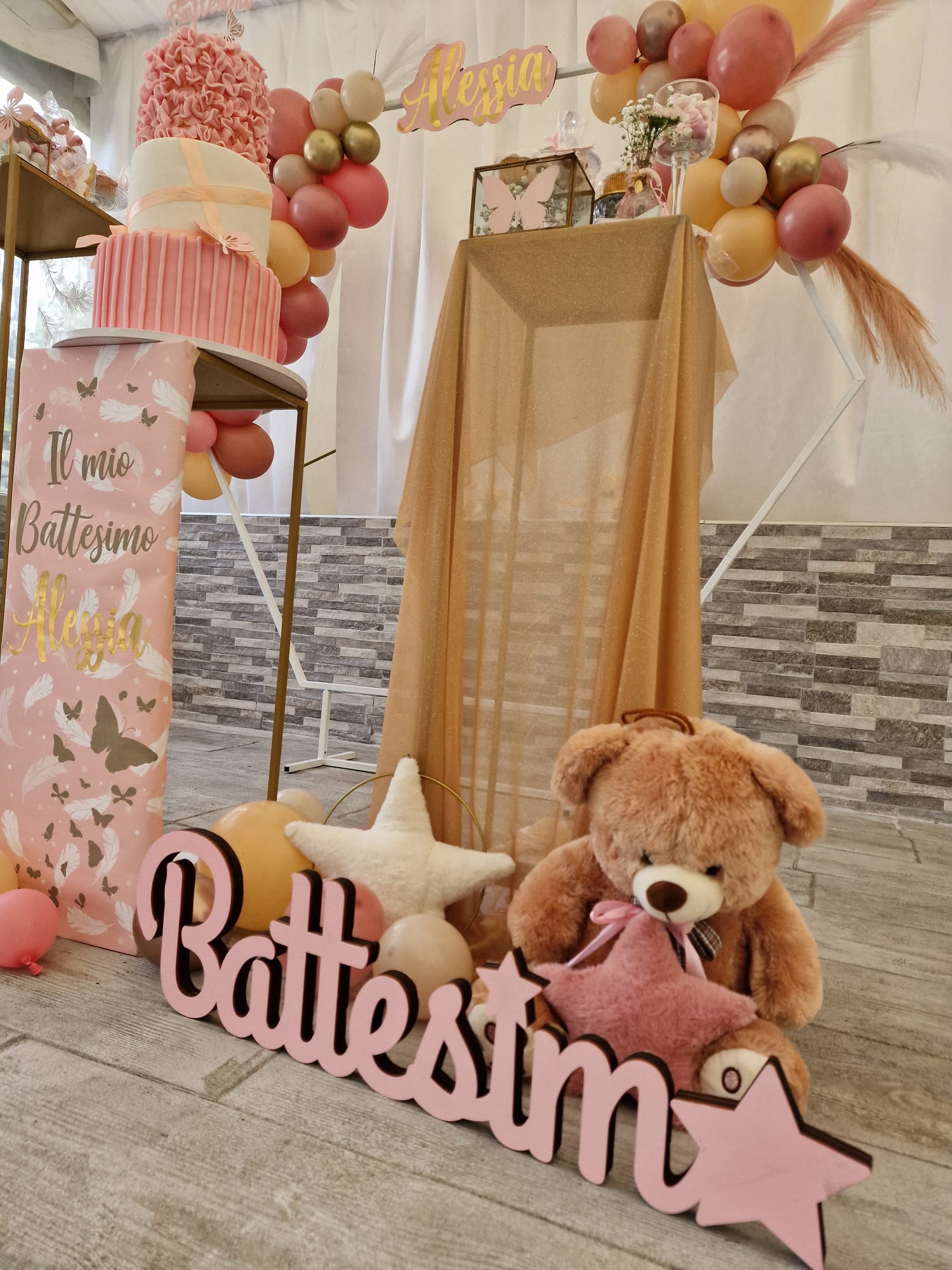 allestimento per il battesimo di un bambina presso Tenuta Olivia 38