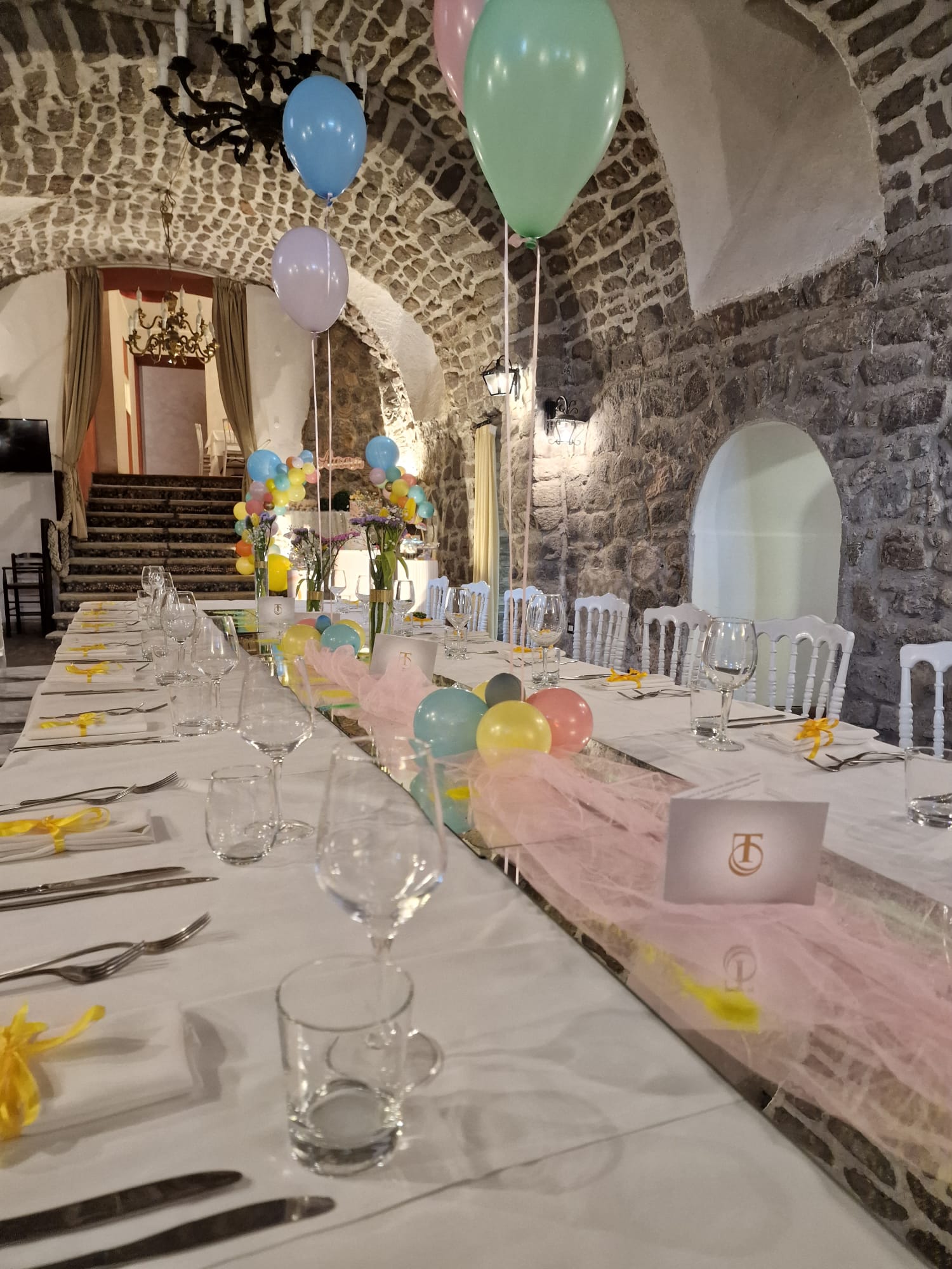 allestimento per il battesimo di un bambina presso Tenuta Olivia 14