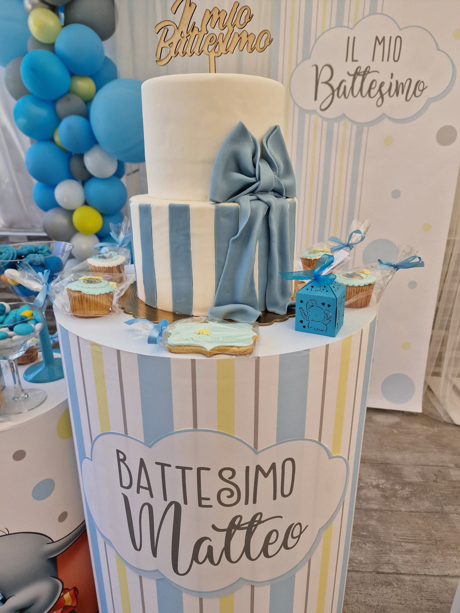 allestimento per il battesimo di un bambino presso Tenuta Olivia 52