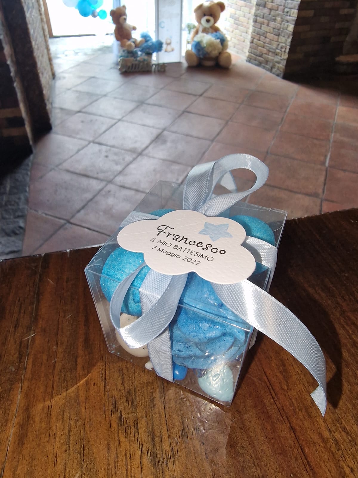 allestimento per il battesimo di un bambino presso Tenuta Olivia 67