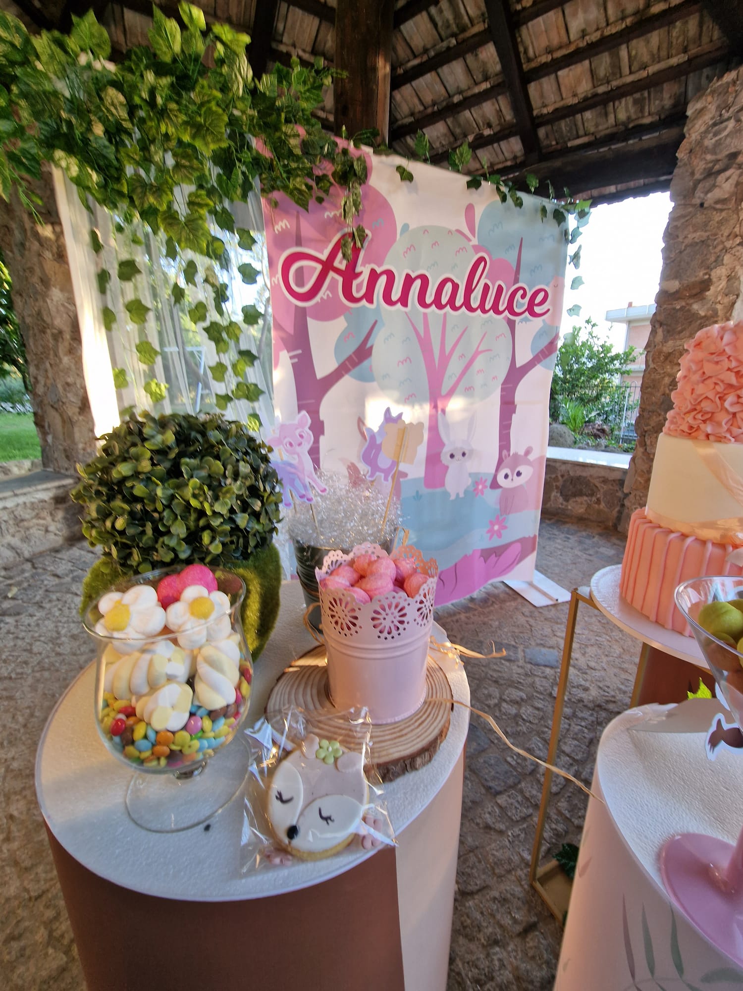 festa di battesimo per una bambina