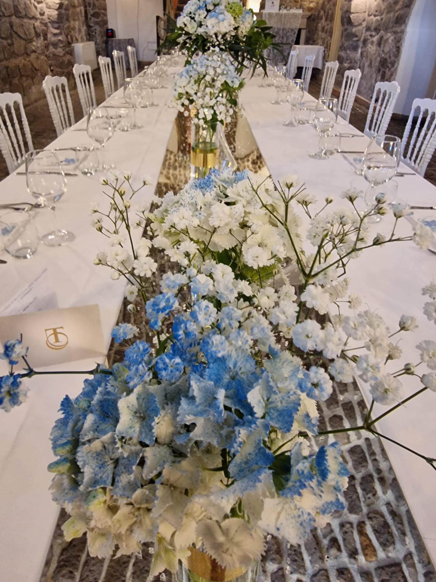 allestimento per il battesimo di un bambino presso Tenuta Olivia 76