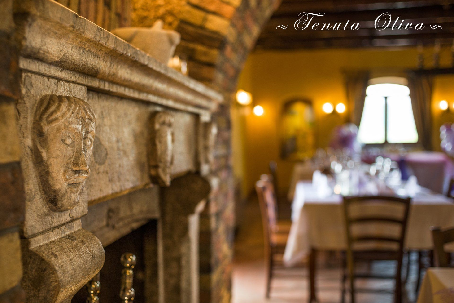 ristorante con camino