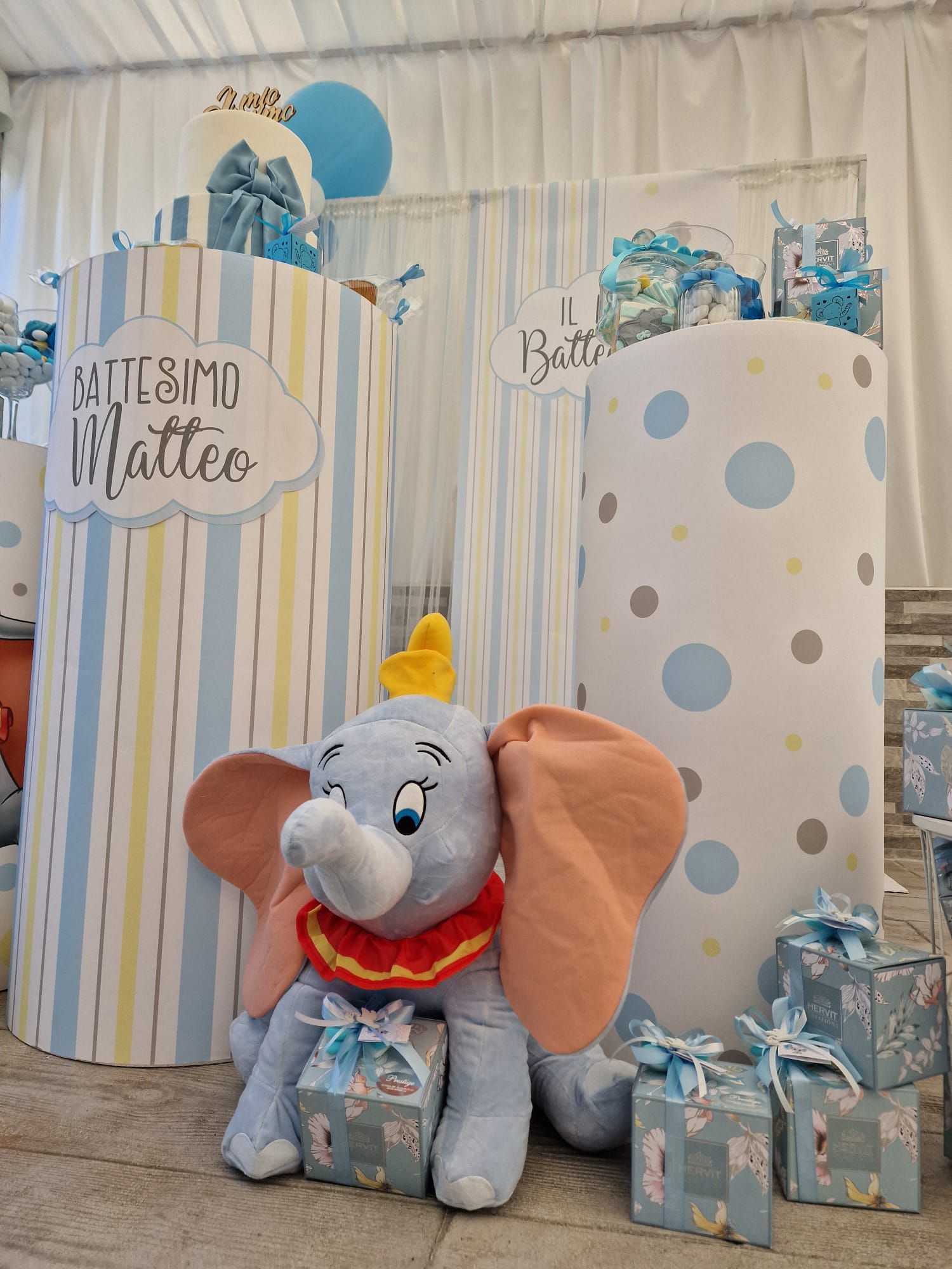 allestimento per il battesimo di un bambino presso Tenuta Olivia 41