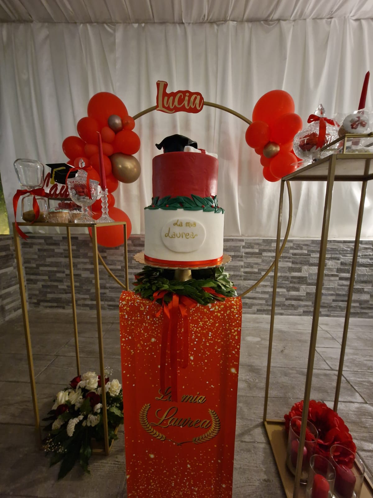 festa di laurea presso il ristorante Tenuta Olivia 12